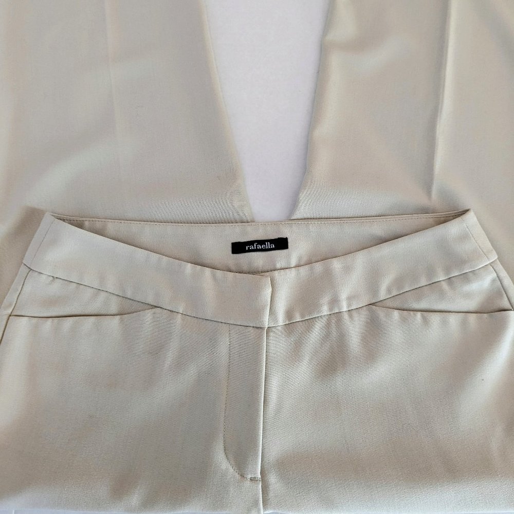 RAFAELLA Women's Dress Pants  Size 4  Cream  NWOT
